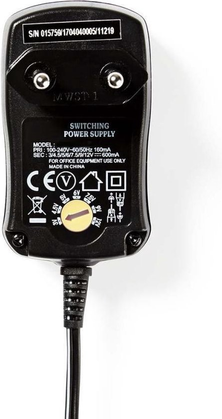 Nedis Netvoeding 1000ma 3