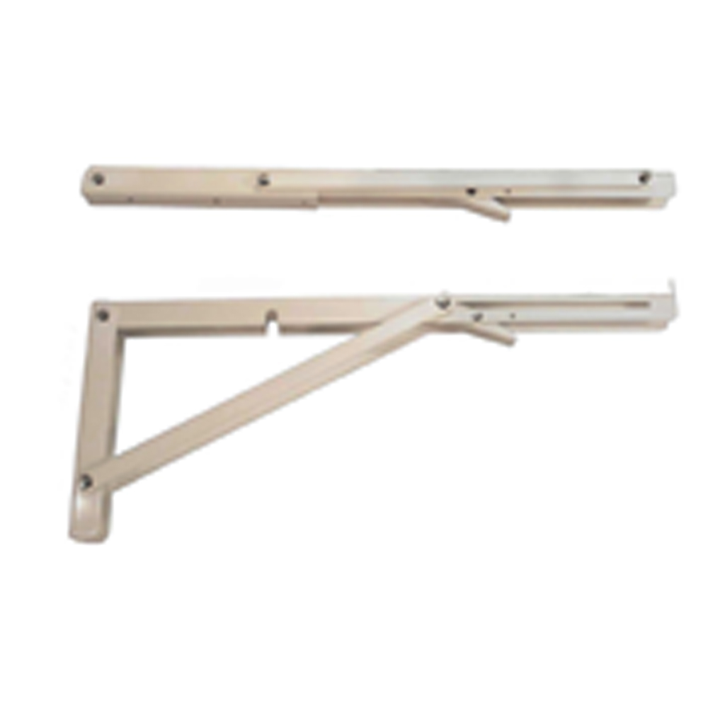 Neerklapbare Plankdragers, Wit 400 mm