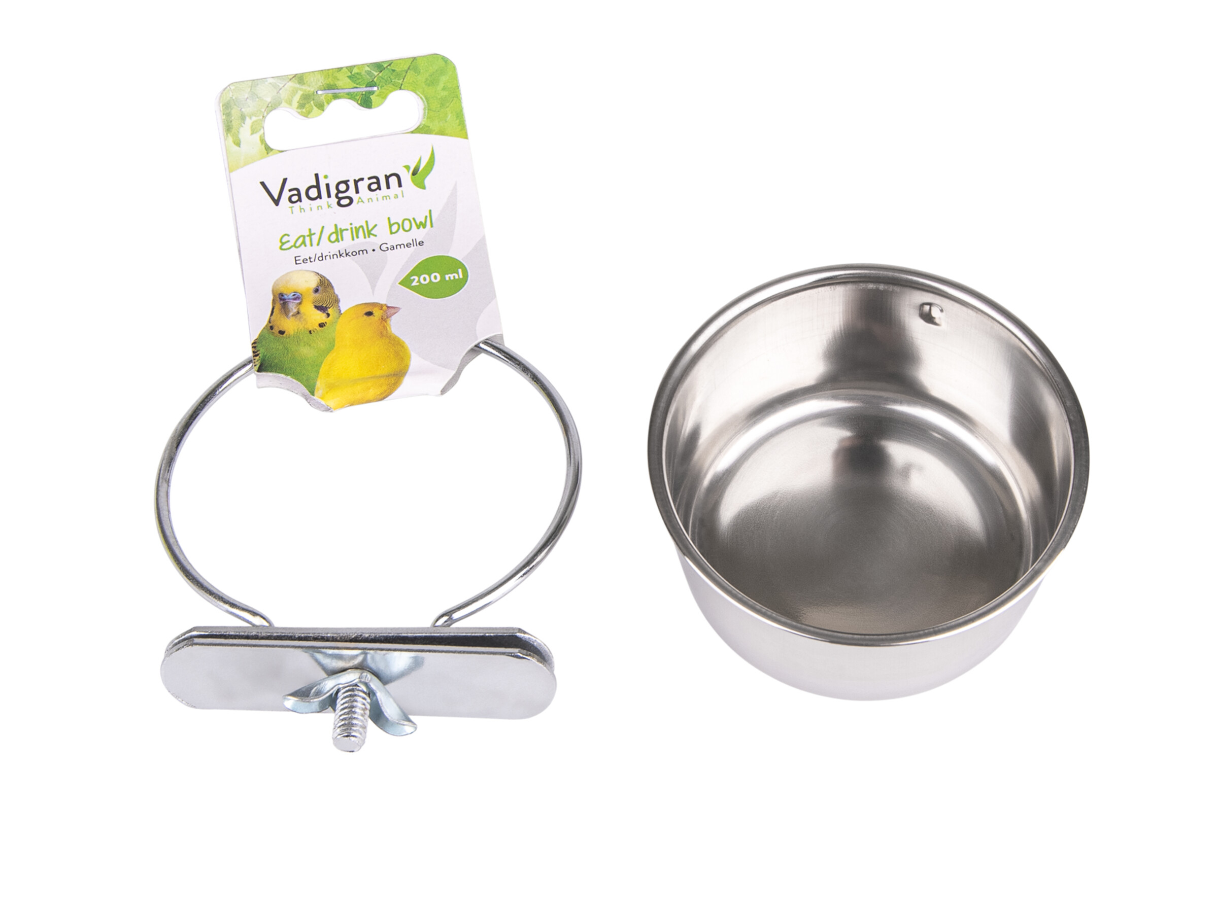 Nobby Eetpot Inox + 1vijs 0.20 l 7.5 cm
