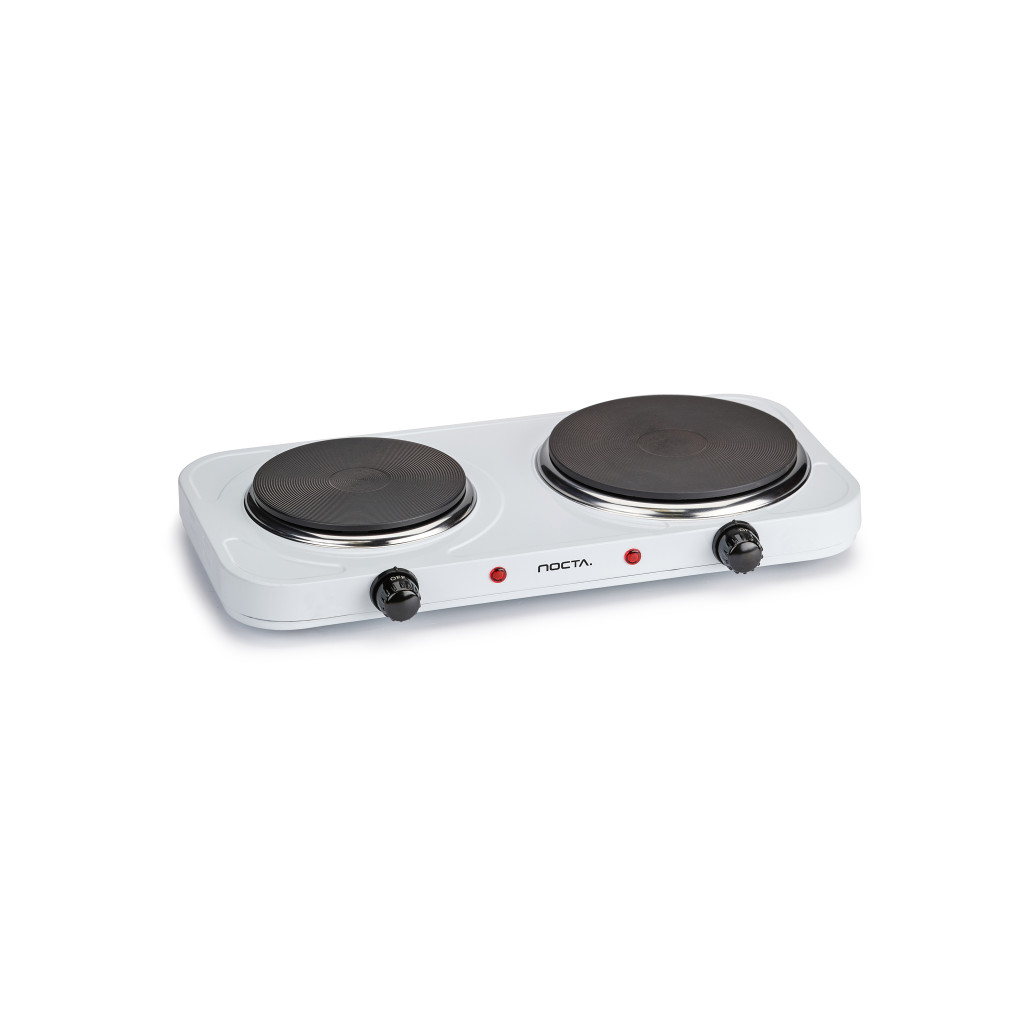 Nocta Elektrische Kookplaat Dubbel Wit 3