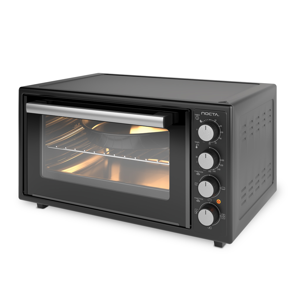 Nocta Elektrische Oven Zwart 50 l