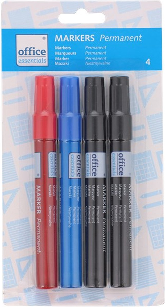 Office Marker Permanent 4st 2
