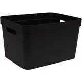 Opbergbak 6 l Deco Stone Zwart