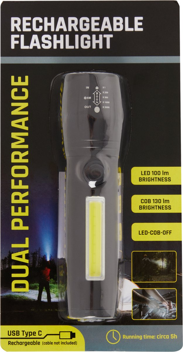 Oplaadbare Zaklamp Led 2
