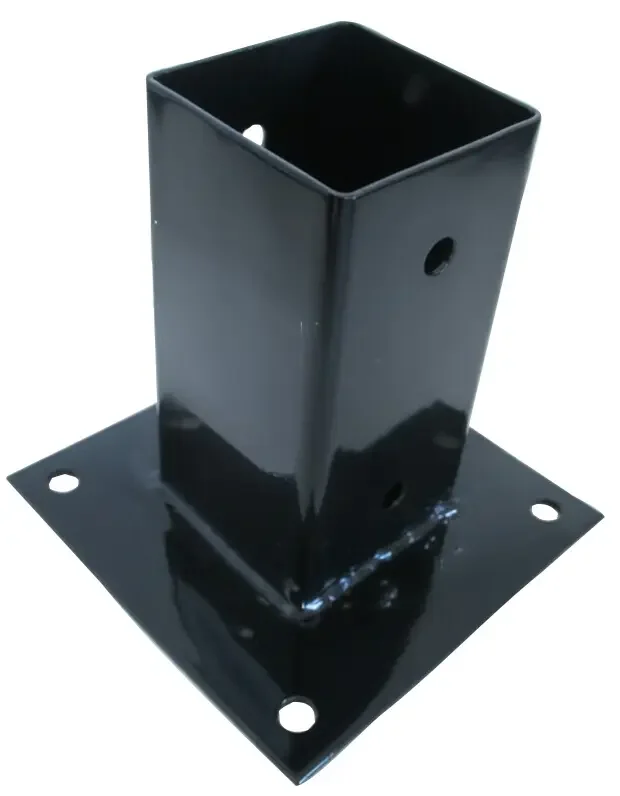 Paal Houder 7x7 Zwart