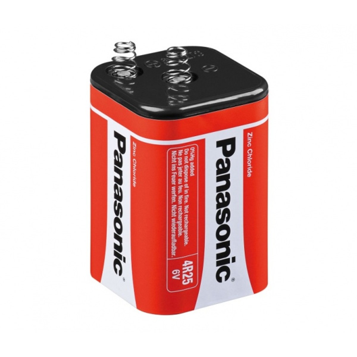 Panasonic Batterij Blok 6v +Veer