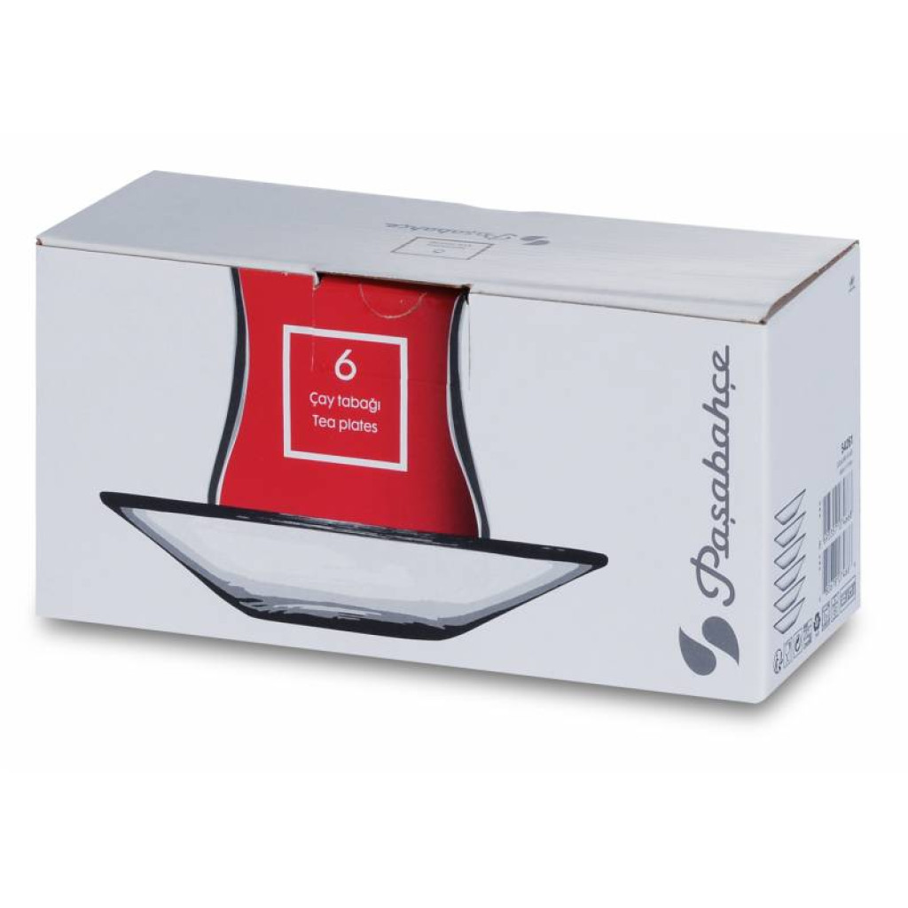 Pasabahce Thee Onderglazen 6st 115 mm 4