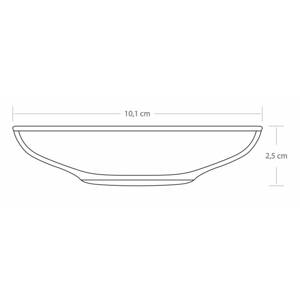 Pasabahce Theeborden Basic 6st 102 mm 3