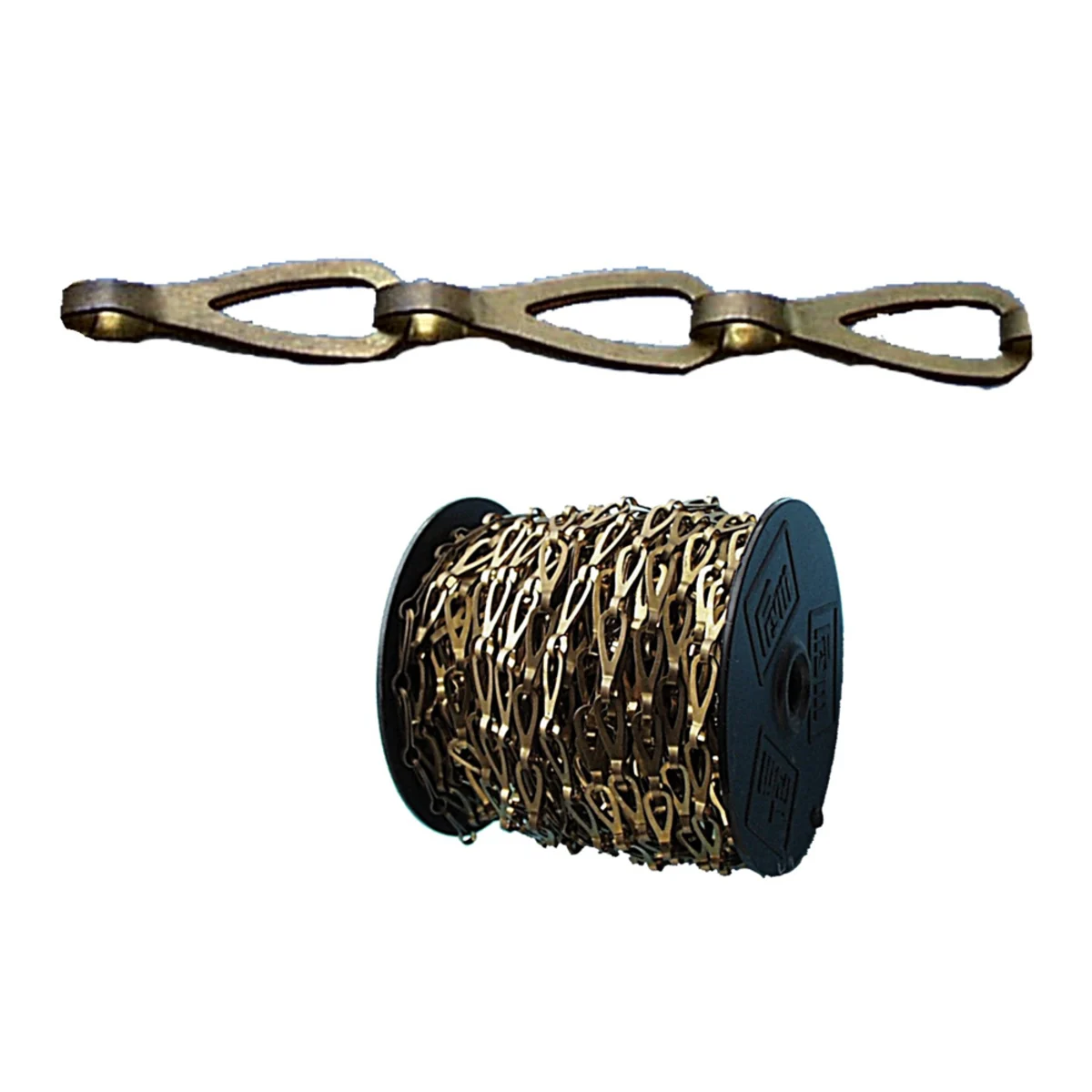 Patenketting Messing 20 mm
