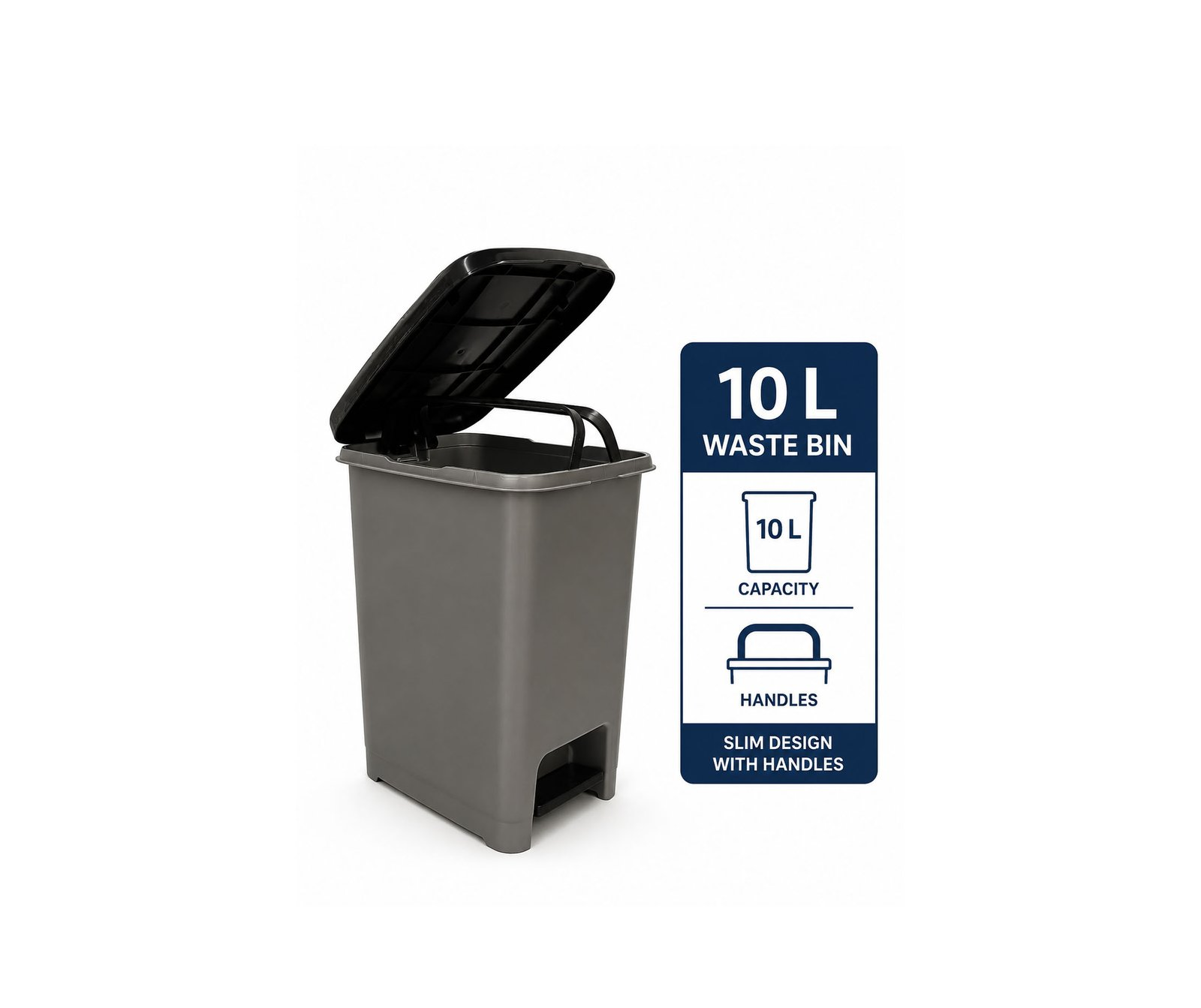 Pedaal Emmer Slim 10 Liter