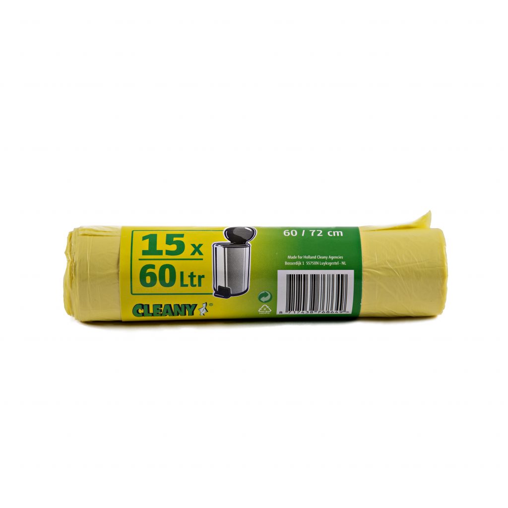 Pedaalemmerzakken 15st/rol 60 l