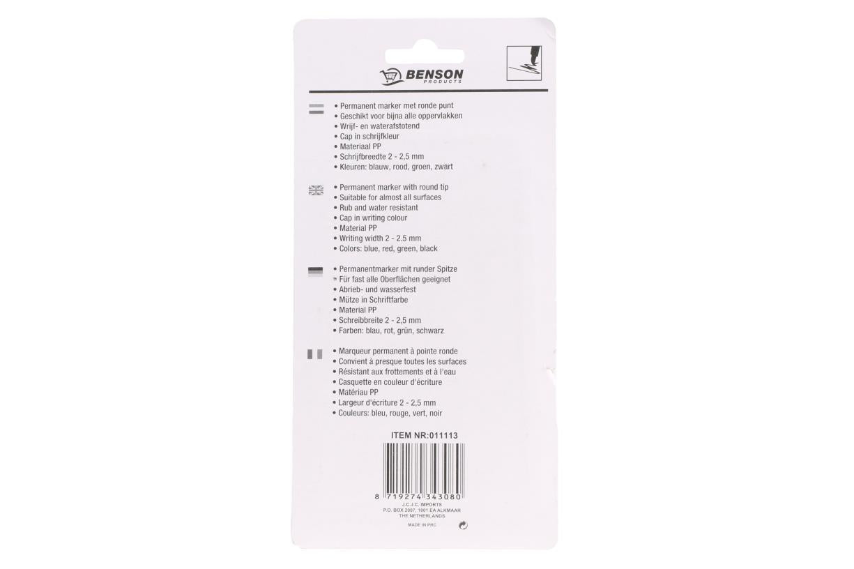 Permanent Marker Stift Kleur 4st 5