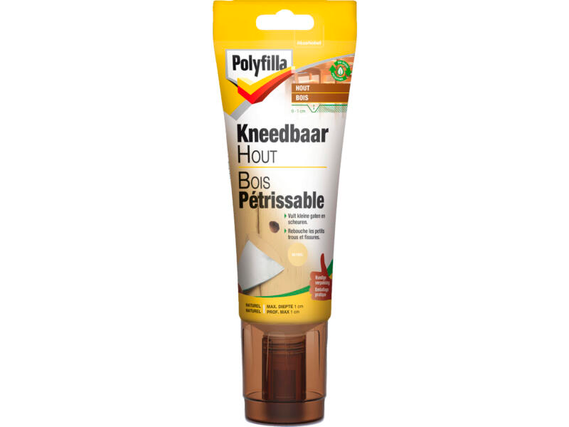 Polyfilla Kneedbaar Hout 0,33 kg Naturel