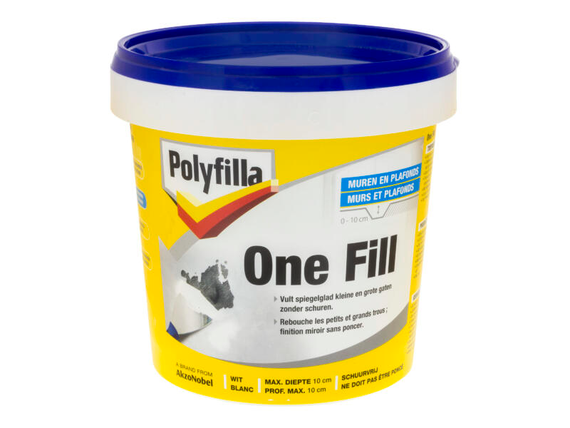Polyfilla One Fill Vulmiddel 1 l Wit