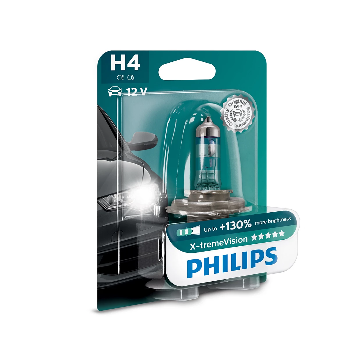 Philips H4 Xtremevision +130%