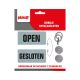 Pickup Bord 2-Zijdig Open/gesloten met Zuignapjes 2