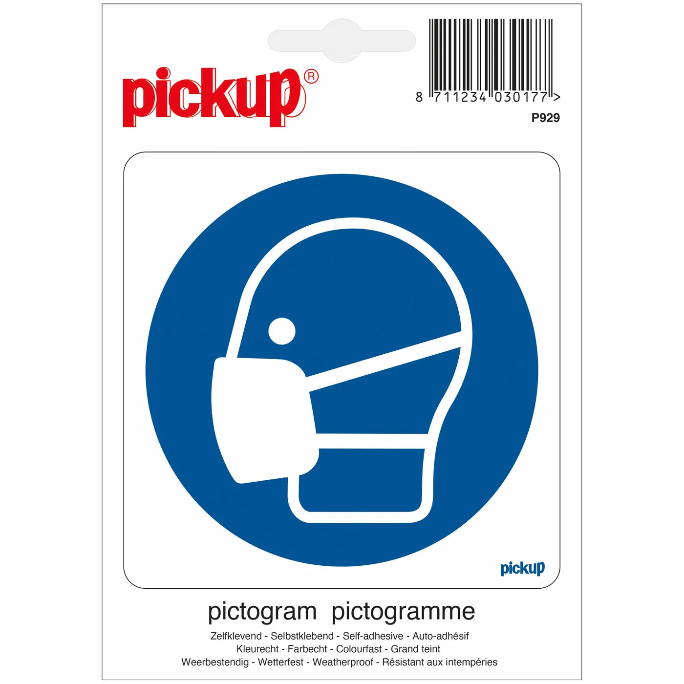 Picto Masker Verplicht 10x10cm