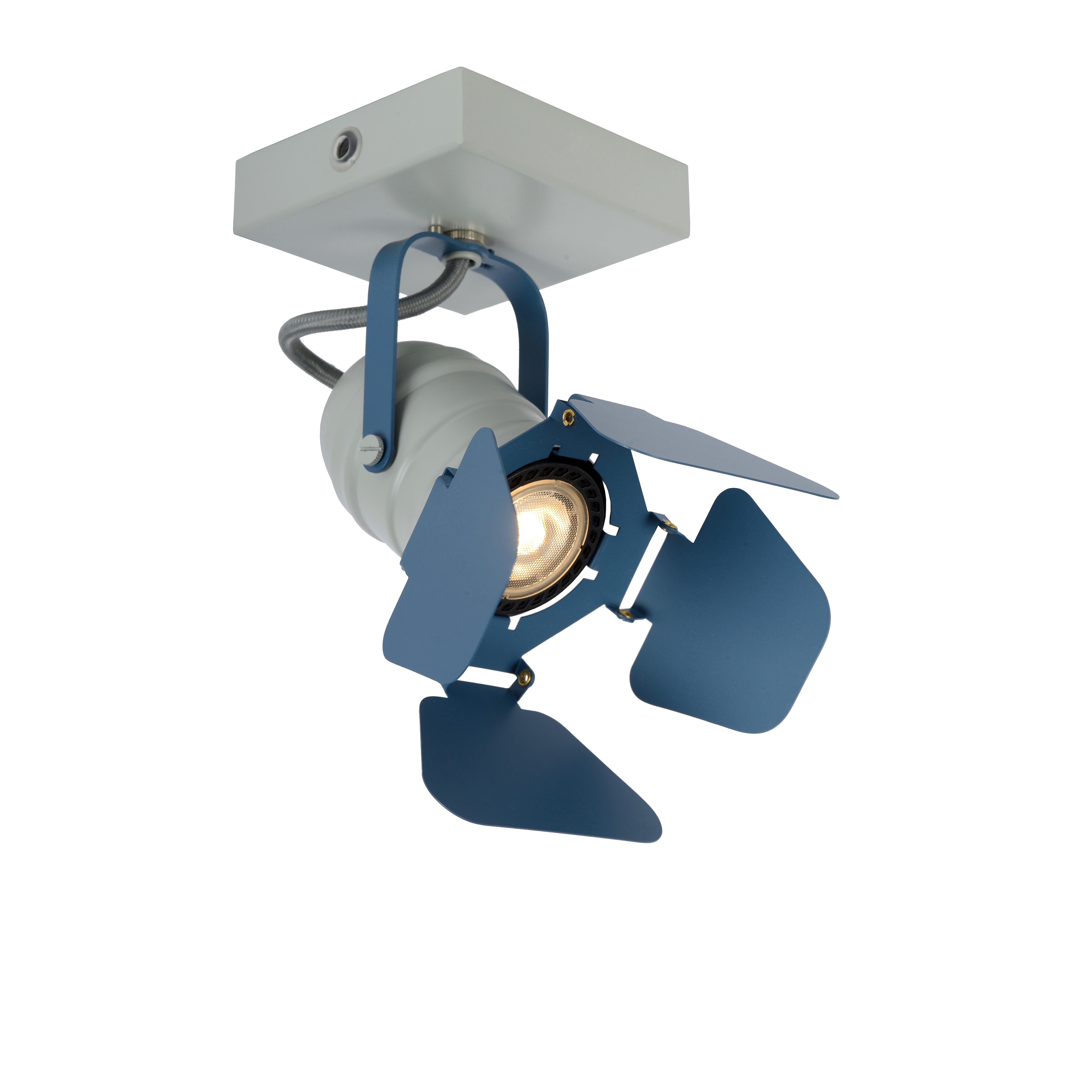 Picto Plafondspot Kinder-Blauw-1xgu10-35w