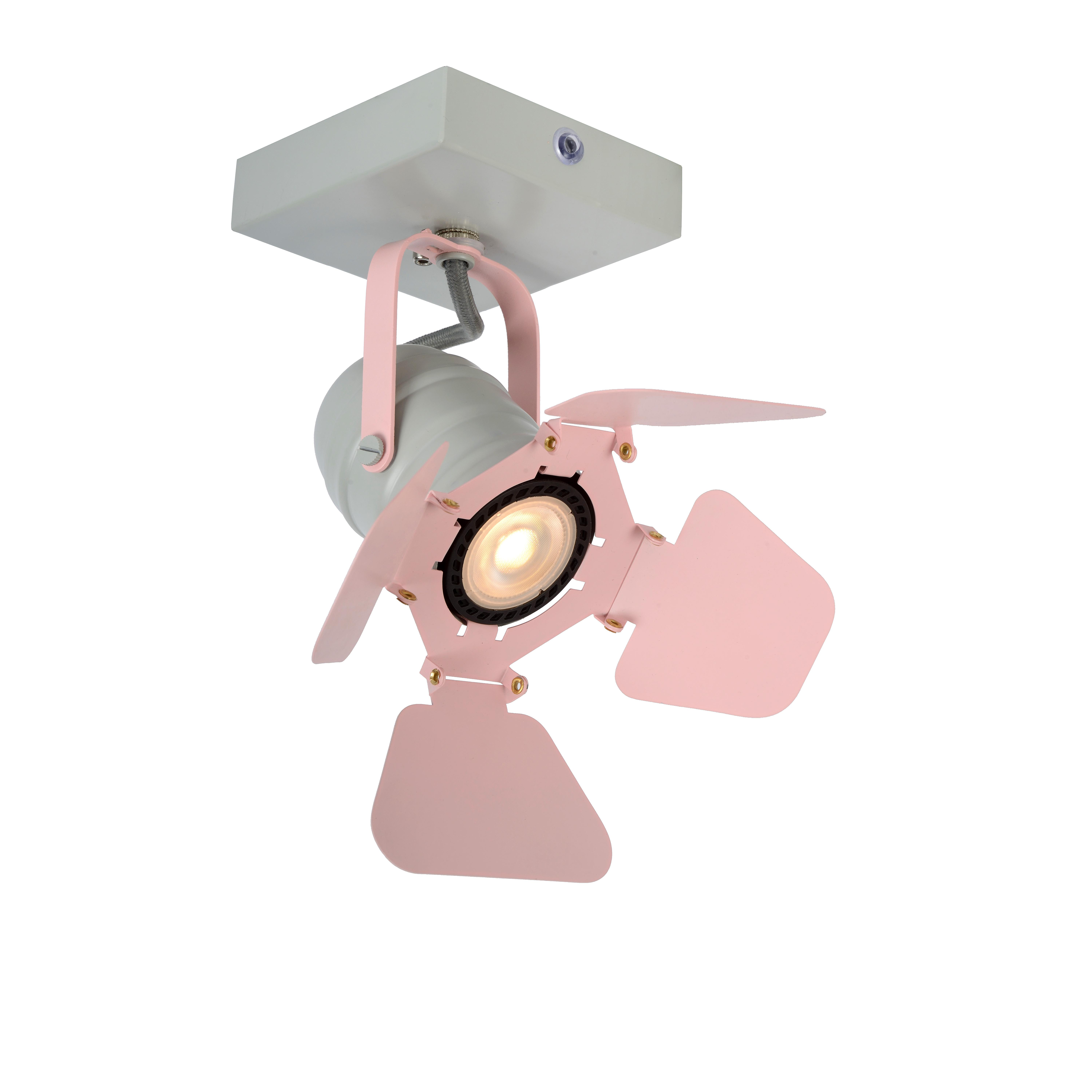Picto Plafondspot Kinder-Roze-1xgu10-35w