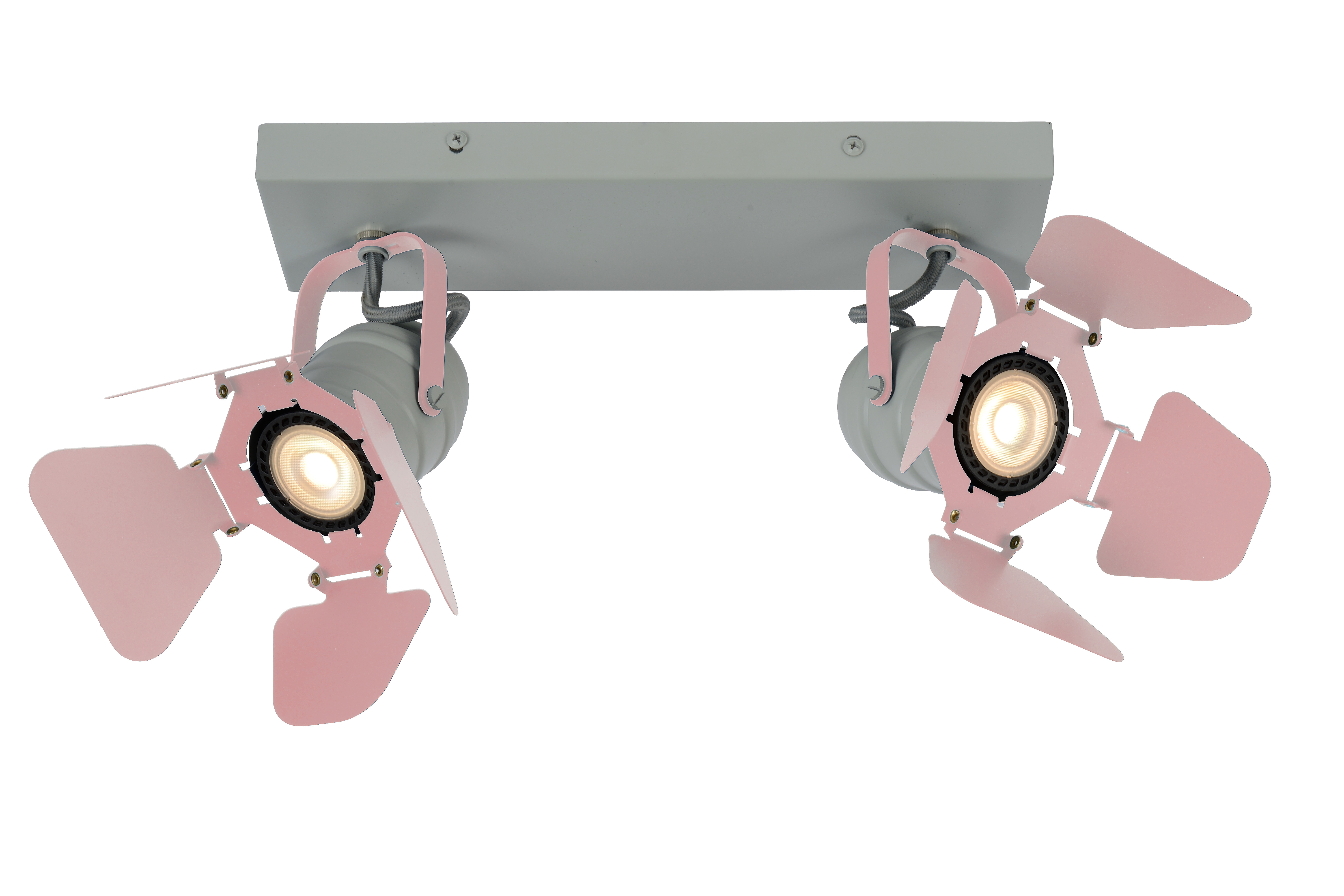 Picto Plafondspot Kinder-Roze-2xgu10-35w 2