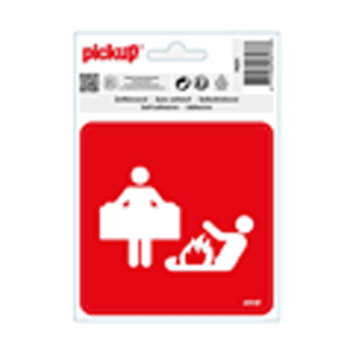 Pictogram 10x10cm Blusdeken