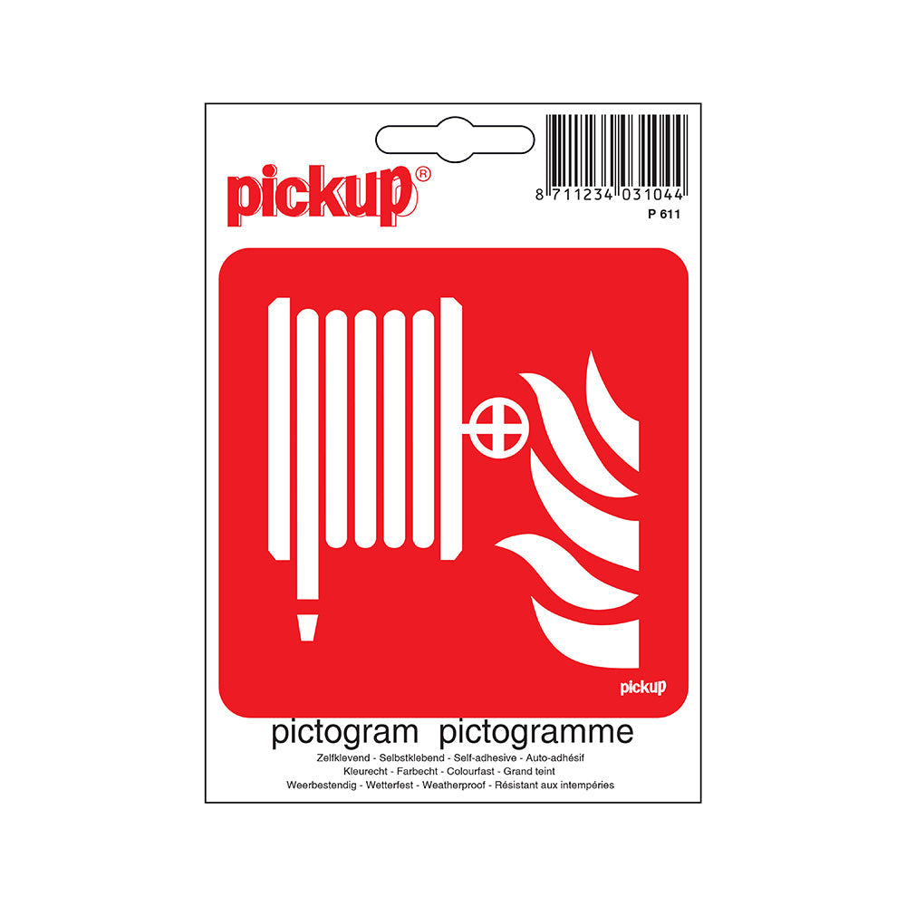 Pictogram 10x10cm Plaats Blusmiddel