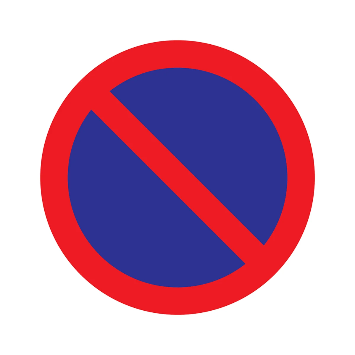 Pictogram 20x20cm Parkeerverbod
