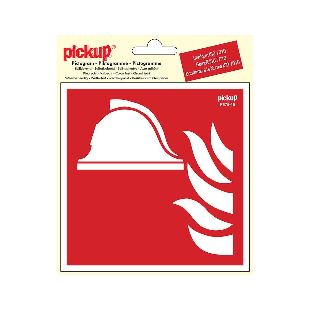 Pictogram Vinyl 15x15 Brandbestrijdings Middel