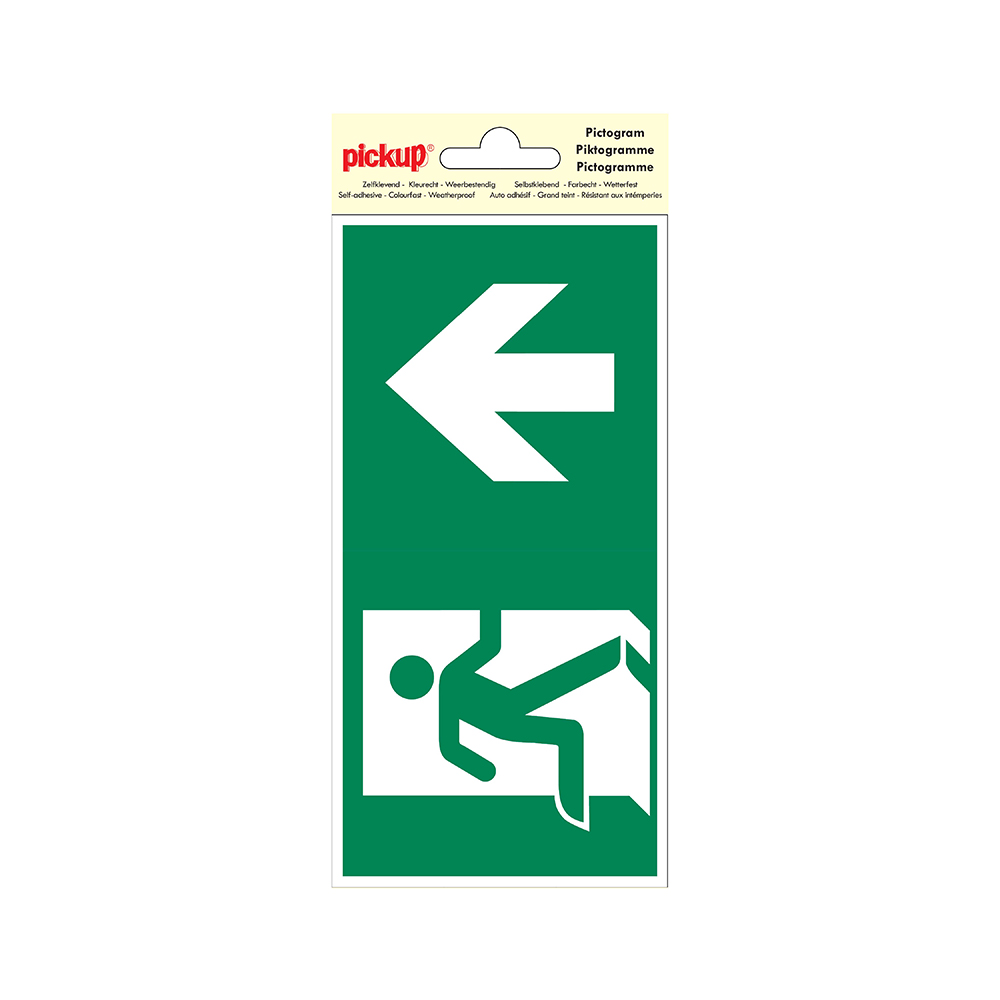 Pictogrammen Verwijzing Nooduitgang Boven