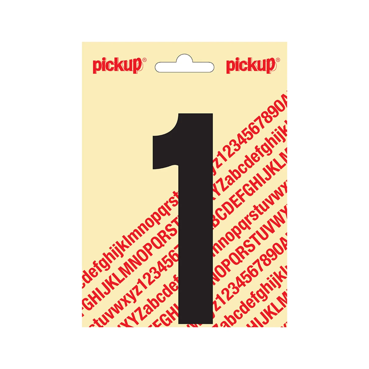 Plakletter Nobel 120 mm Zwart 1