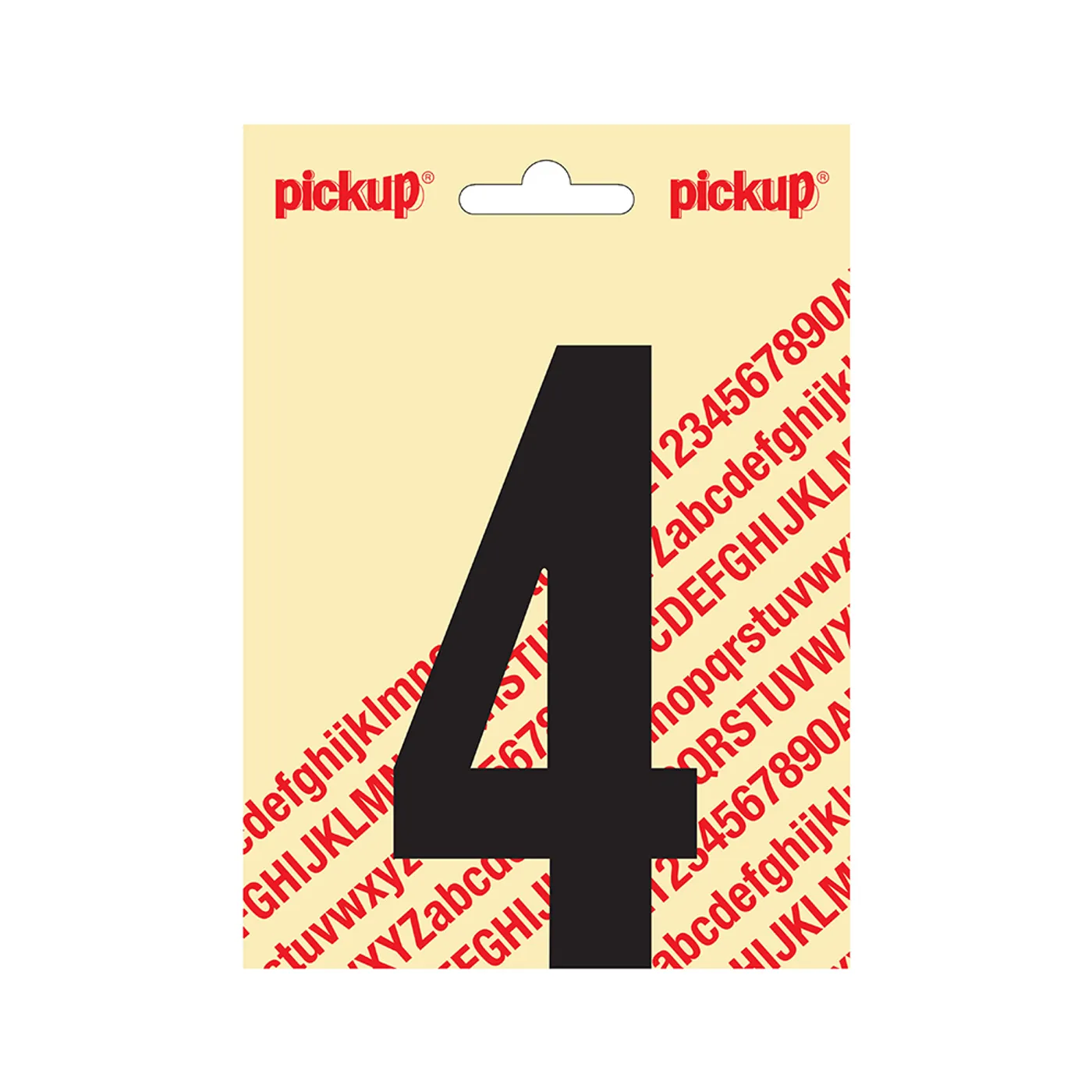 Plakletter Nobel 120 mm Zwart 4