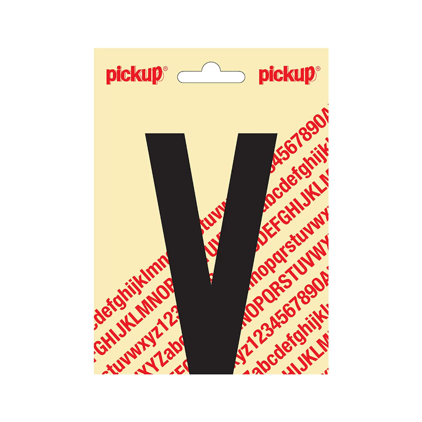 Plakletter Nobel 120 mm Zwart V