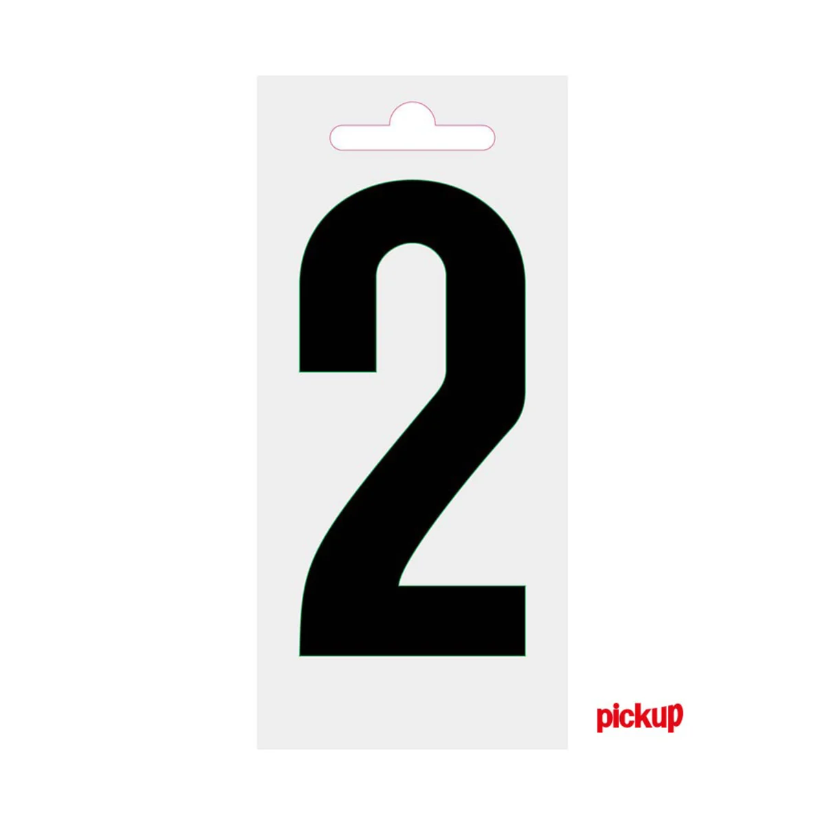 Plakletter Nobel 90 mm Zwart 2