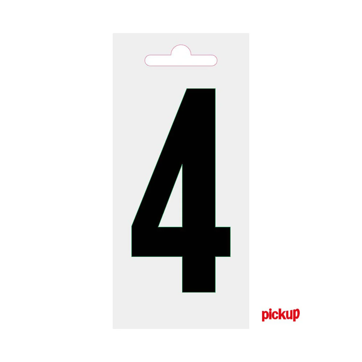 Plakletter Nobel 90 mm Zwart 4
