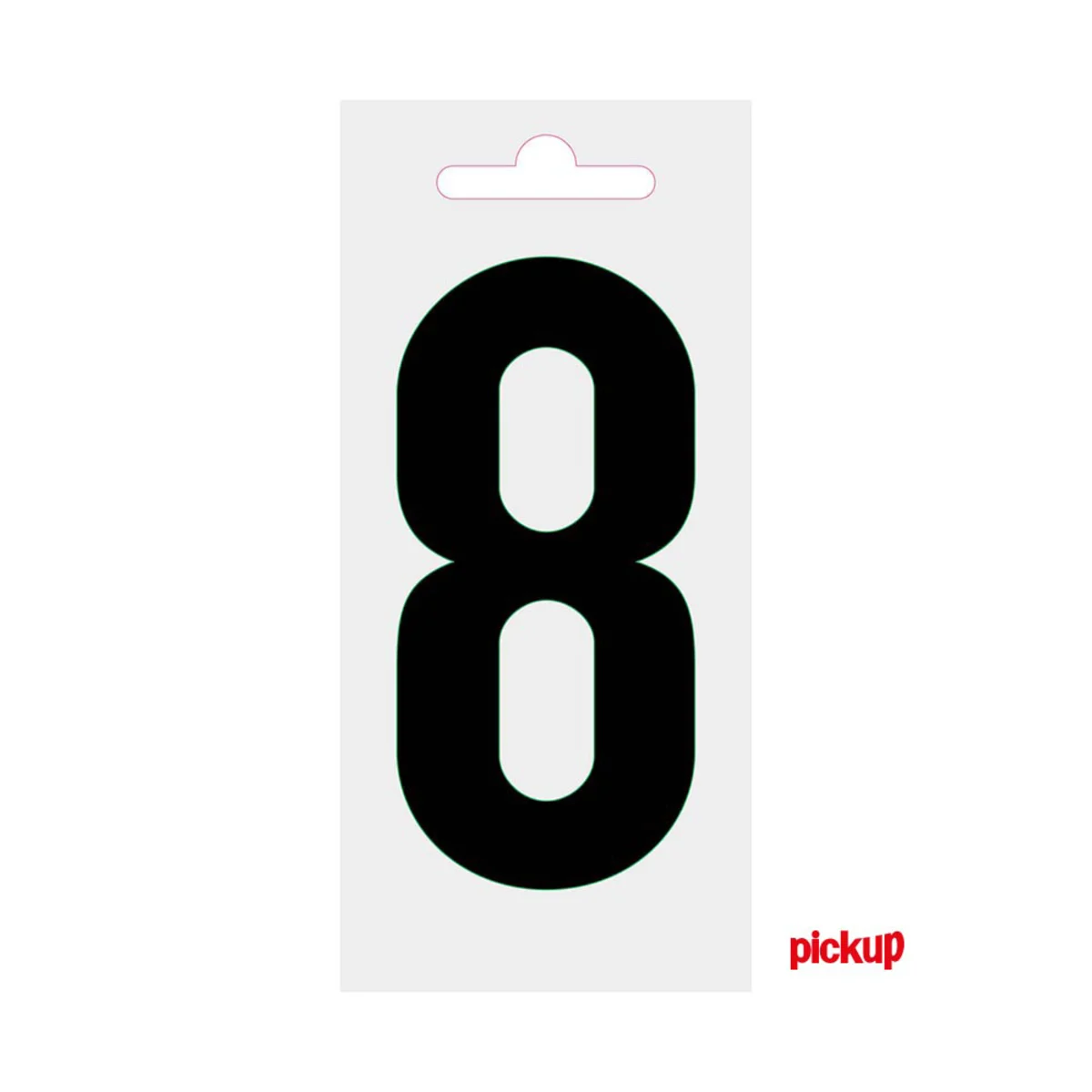 Plakletter Nobel 90 mm Zwart 8