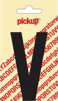 Plakletter Nobel 90 mm Zwart V 2
