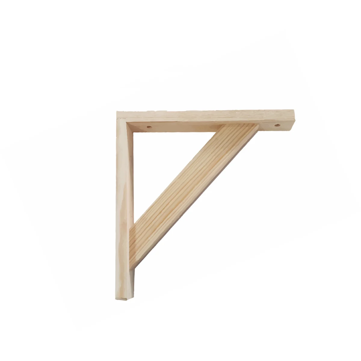 Plankendrager met Steun, Hout 190x175 mm