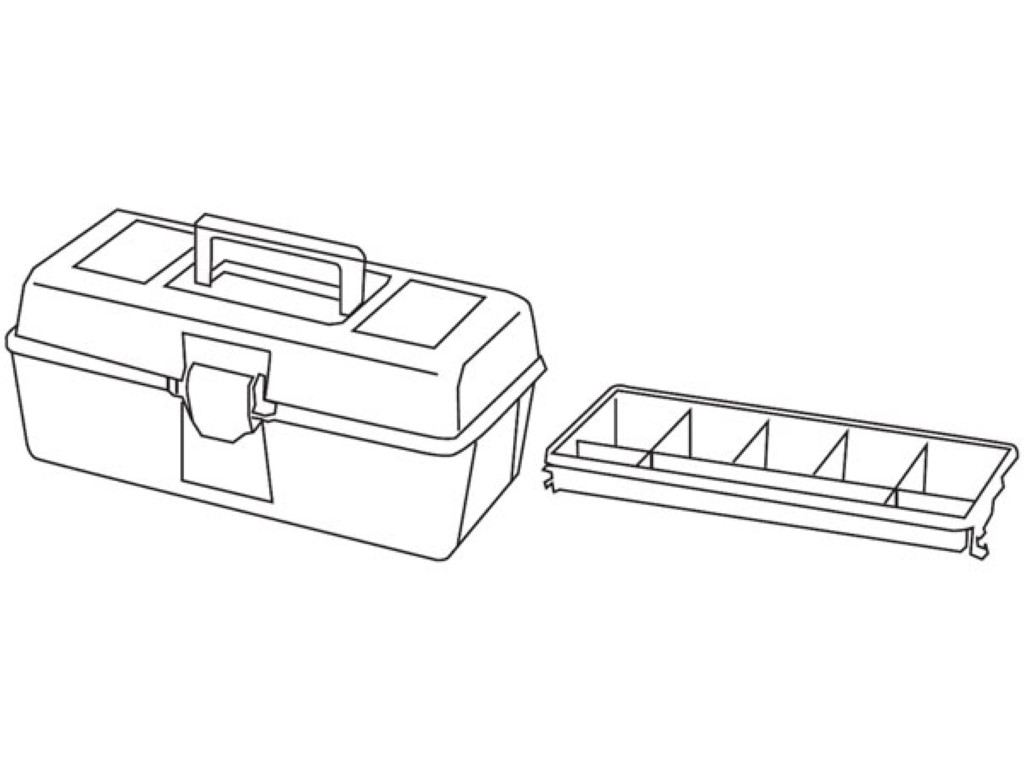 Plastiek Koffer Hobby 310 mm 2