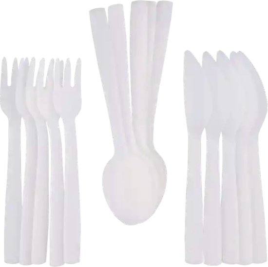Plastieke Bestek Set