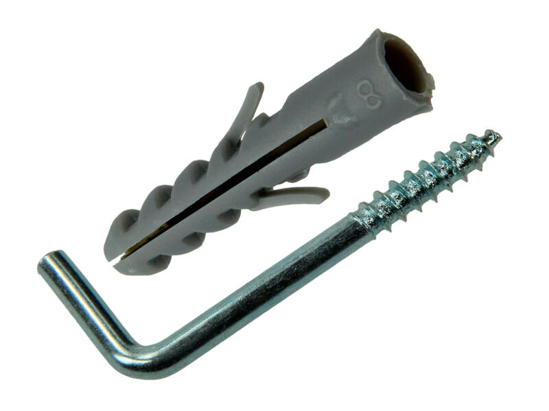 Plug + Schroefduim Polyeth 4 St 8 mm 5x50mm