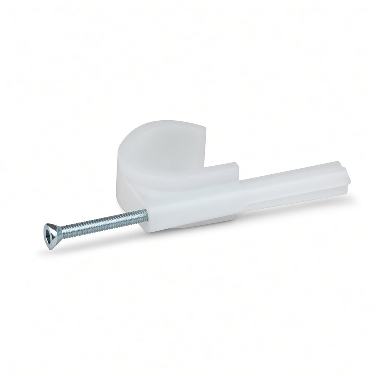 Plugclip Nagel Enkel Wit 16-19 mm