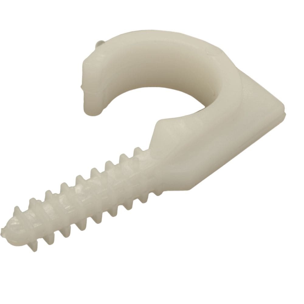 Plugclip Pvc Enkel Wit 21-25 mm