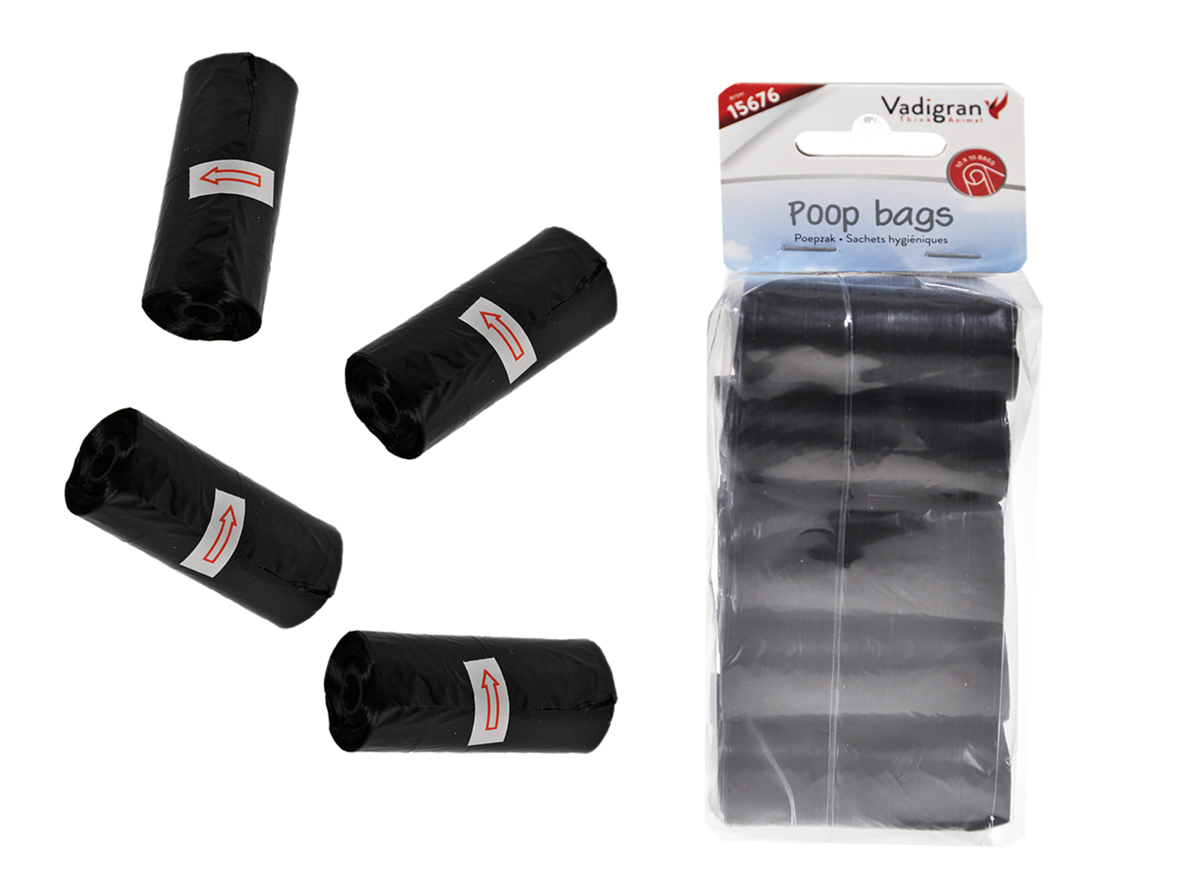 Poepzak Zwart - 10 Rollen (15) 2