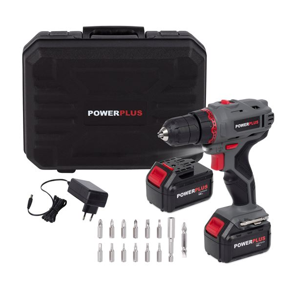 Powerplus Schroefboormachine 18v Li-Ion