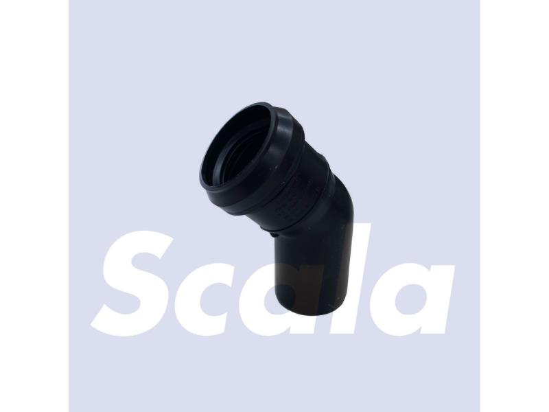 Pp Zwart Bocht 40mf 45°