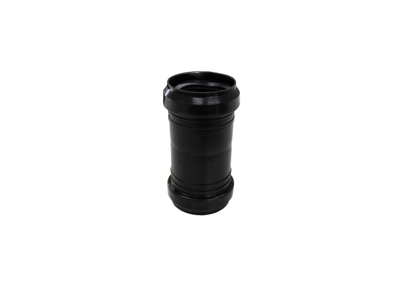 Pp Zwart Mof met Stootrand 110 mm