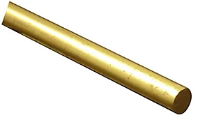 Profiel Messing Rond 8 cm 1 m 2