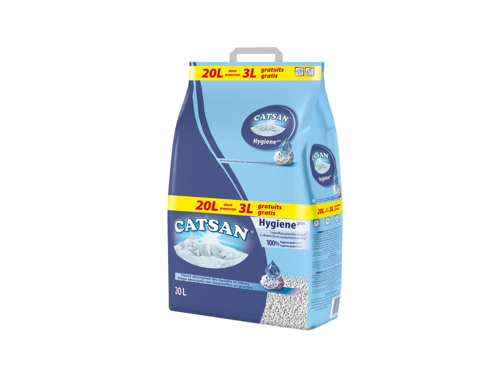 Promo Catsan Hygiene Plus 17l+3l