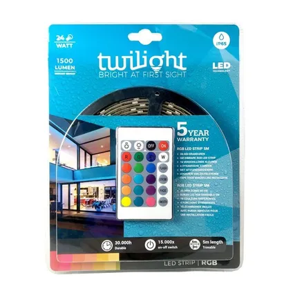 Promo: Twilight Led Strip Rgb Ip65 4.8w/m 2