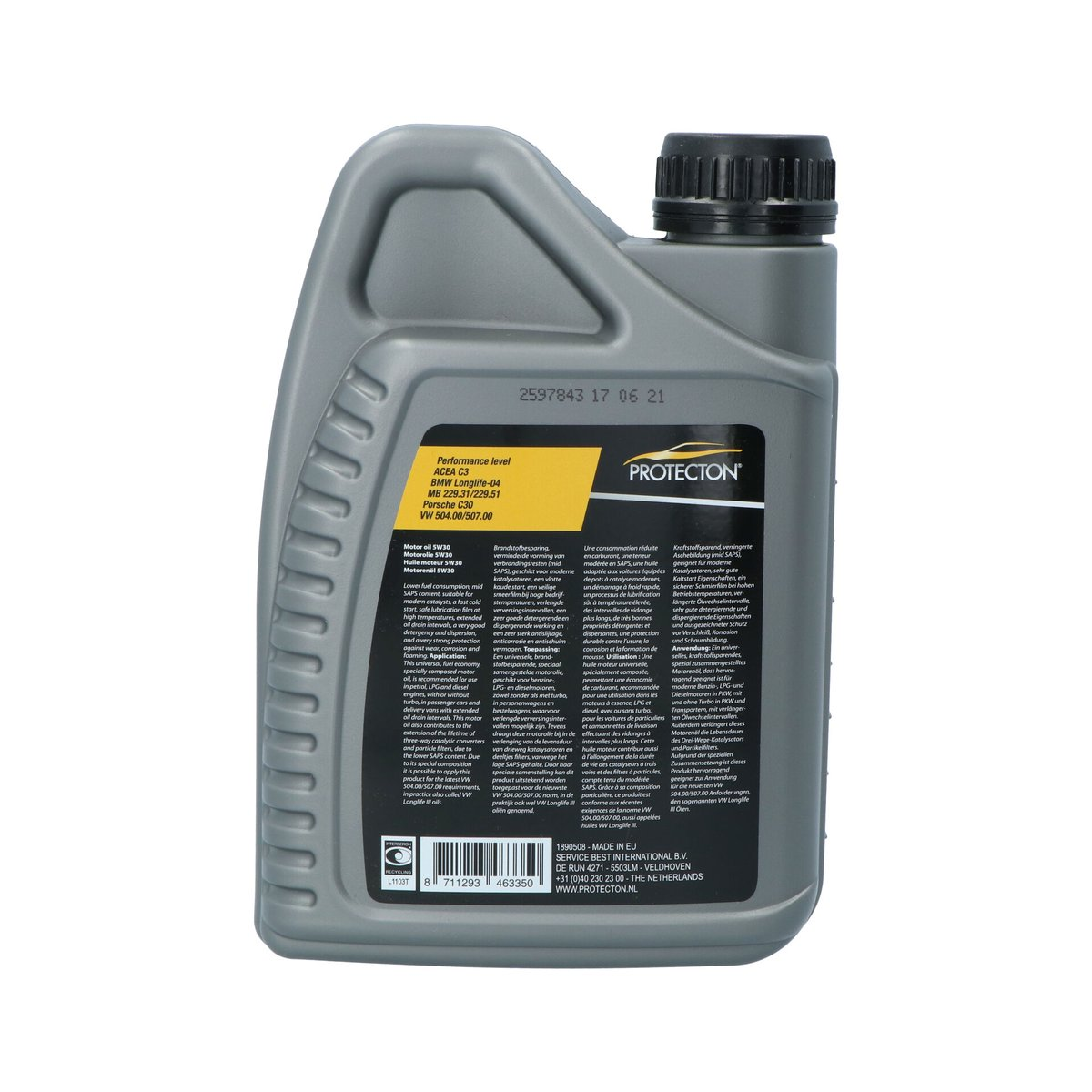 Prot. Motorolie 5w30 Longlife Vw 1 l 3
